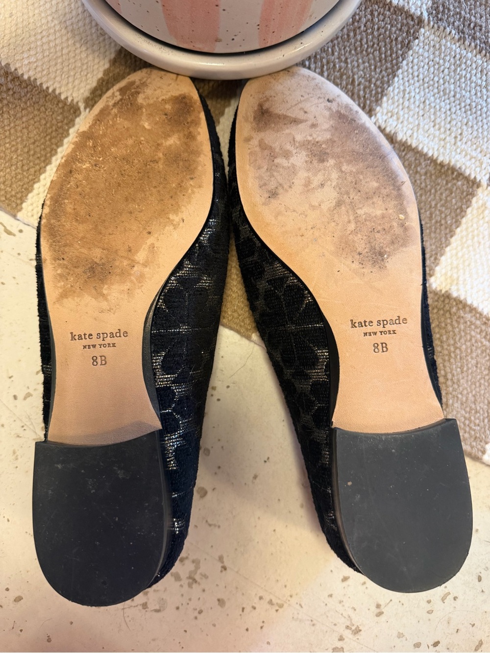 kate spade Black Floral Lace Loafers - Picture 5 of 5